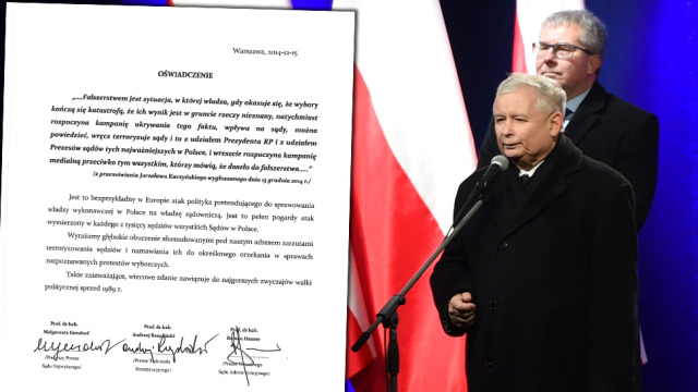 Sędziowie oburzeni słowami Kaczyńskiego. "Pełen pogardy atak"