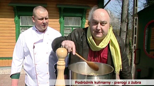 Podróżnik kulinarny - pierogi z żubra